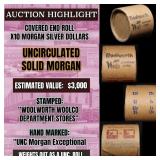 "Unc Morgan Exceptional" - Weight shows x10 Coins