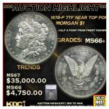 ***Major Highlight*** 1878-p 7tf Morgan Dollar Nea