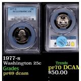 1977-s Proof Washington Quarter 25c pr69 dcam PCGS