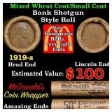 Lincoln Wheat Cent 1c Mixed Roll Orig Brandt McDon