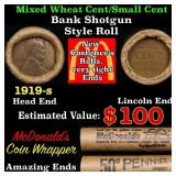 Lincoln Wheat Cent 1c Mixed Roll Orig Brandt McDon