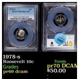 1978-s Proof Roosevelt Dime 10c pr69 dcam PCGS