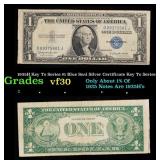1935H Key To Series $1 Blue Seal Silver Certificat