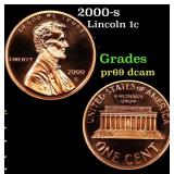 2000-s Proof Lincoln Cent 1c Grades GEM++ Proof De