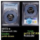 1975-s Proof Roosevelt Dime 10c pr69 dcam PCGS