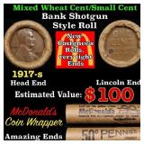 Lincoln Wheat Cent 1c Mixed Roll Orig Brandt McDon