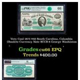 Very Cool 1872 $50 South Carolina, Columbia Obsole