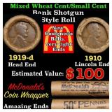 Lincoln Wheat Cent 1c Mixed Roll Orig Brandt McDon