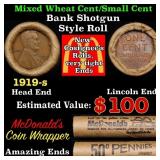 Lincoln Wheat Cent 1c Mixed Roll Orig Brandt McDon