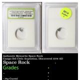 Authentic Meteorite Space Rock Campo Del Cielo Arg