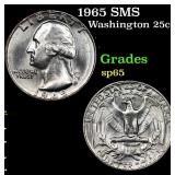 1965 SMS Washington Quarter 25c Grades sp65