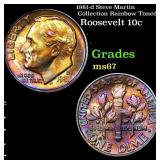 1981-d Roosevelt Dime Steve Martin Collection Rain