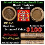 Lincoln Wheat Cent 1c Mixed Roll Orig Brandt McDon