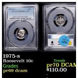 1975-s Proof Roosevelt Dime 10c pr69 dcam PCGS