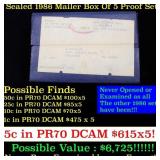 Original sealed box 5- 1986 United States Mint  Se