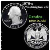 1979-s Proof Washington Quarter 25c Grades GEM++ P