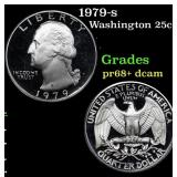 1979-s Proof Washington Quarter 25c Grades GEM++ P