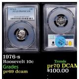1976-s Proof Roosevelt Dime 10c pr69 dcam PCGS