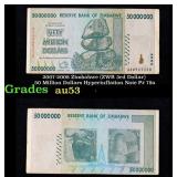 2007-2008 Zimbabwe (ZWR 3rd Dollar) 50 Million Dol