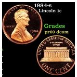 1984-s Proof Lincoln Cent 1c Grades GEM++ Proof De