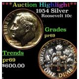 ***Auction Highlight*** 1954 Proof Roosevelt Dime
