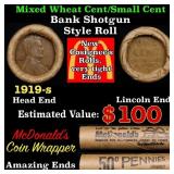 Lincoln Wheat Cent 1c Mixed Roll Orig Brandt McDon