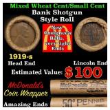 Lincoln Wheat Cent 1c Mixed Roll Orig Brandt McDon