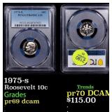 PCGS 1975-s Proof Roosevelt Dime 10c Graded pr69 d