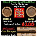 Lincoln Wheat Cent 1c Mixed Roll Orig Brandt McDon