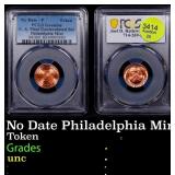 PCGS No Date Philadelphia Mint Uncirculated Set To