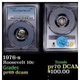 1976-s Proof Roosevelt Dime 10c pr69 dcam PCGS