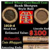 Lincoln Wheat Cent 1c Mixed Roll Orig Brandt McDon