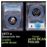 1977-s Proof Roosevelt Dime 10c pr69 dcam PCGS