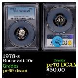 1978-s Proof Roosevelt Dime 10c pr69 dcam PCGS
