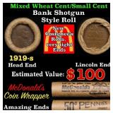 Lincoln Wheat Cent 1c Mixed Roll Orig Brandt McDon