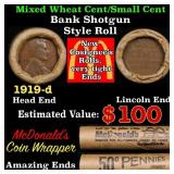 Lincoln Wheat Cent 1c Mixed Roll Orig Brandt McDon
