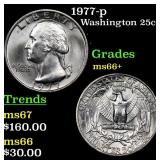 1977-p Washington Quarter 25c Grades GEM++ Unc