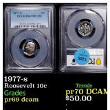 1977-s Proof Roosevelt Dime 10c pr69 dcam PCGS
