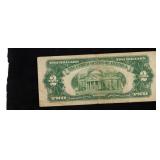 1953 $2 Red Seal United States Note Grades vf++