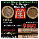 Lincoln Wheat Cent 1c Mixed Roll Orig Brandt McDon