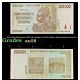 2007-2008 Zimbabwe (ZWR 3rd Dollar) 500,000 Dollar