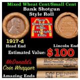 Lincoln Wheat Cent 1c Mixed Roll Orig Brandt McDon
