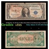 1935H Key To Series $1 Blue Seal Silver Certificat