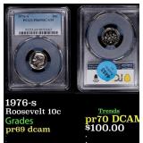 1976-s Proof Roosevelt Dime 10c pr69 dcam PCGS