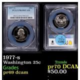 1977-s Proof Washington Quarter 25c pr69 dcam PCGS