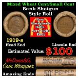 Lincoln Wheat Cent 1c Mixed Roll Orig Brandt McDon
