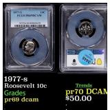 1977-s Proof Roosevelt Dime 10c pr69 dcam PCGS