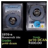 1976-s Proof Roosevelt Dime 10c pr69 dcam PCGS