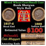 Lincoln Wheat Cent 1c Mixed Roll Orig Brandt McDon