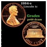 1984-s Proof Lincoln Cent 1c Grades GEM++ Proof De